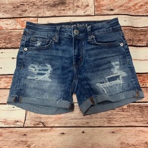 American Eagle blue jean shorts